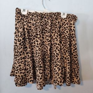 Torrid cheetah print skirt